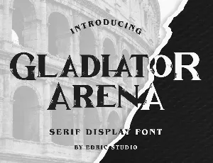 Gladiator Arena font