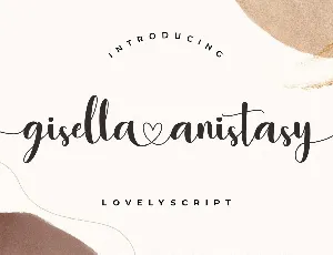 Gisella Anistasy font