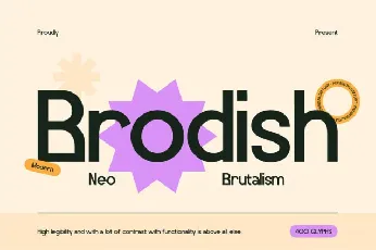 Brodish font