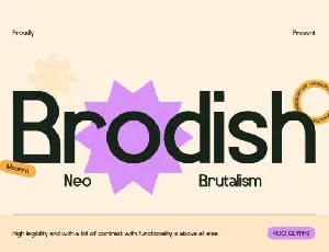 Brodish font