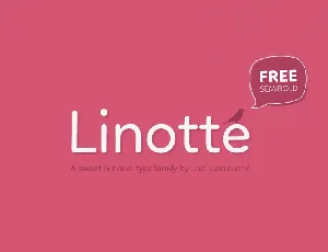 Linotte Semi Bold font