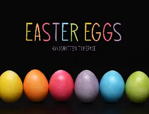 Easter Eggs font