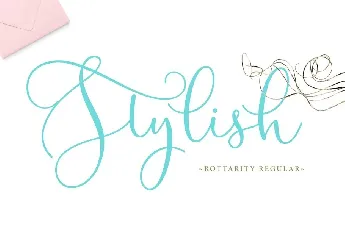 Rottarity Feminine font