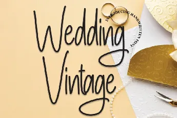 Wedding Vintage Script font