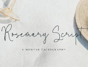 Rosemary Script font