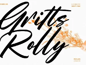 Gritts Rolly font