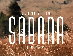 Sabana font
