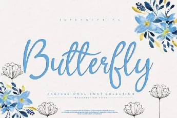 Butterfly Script font