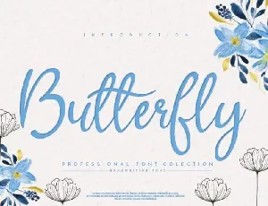 Butterfly Script font