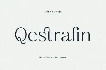 Qestrafin DEMO VERSION font