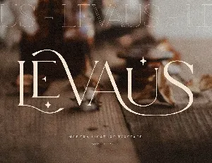 Levaus font