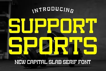 Support Sports font