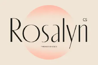 CS Rosalyn font