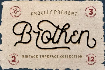 Brothen Vintage font