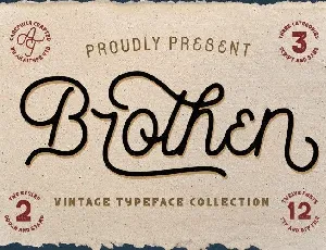 Brothen Vintage font