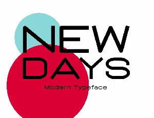 NewDays font