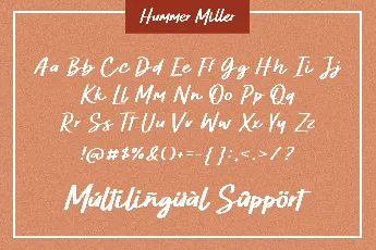 Hummer Miller Demo font