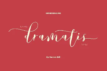 Lovely Dramatis Demo font