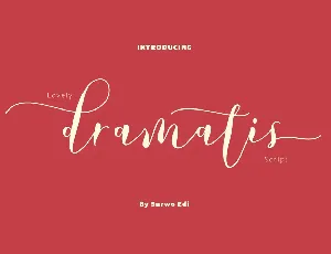 Lovely Dramatis Demo font