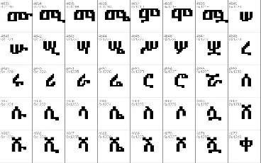 HABESHAPIXELS font