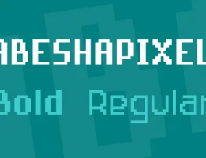 HABESHAPIXELS font