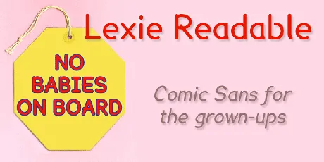 Lexie Readable font