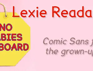 Lexie Readable font