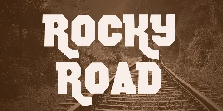 Rocky Road font