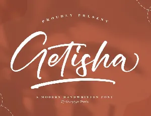 Getisha font