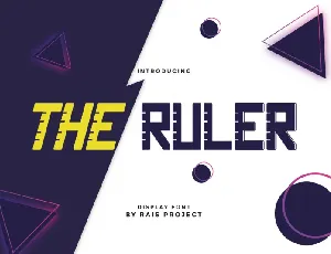 The Ruler Display font