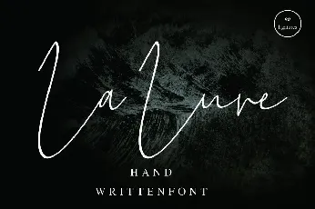 La Lune Handwritten font