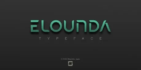 Elounda font