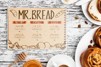 Baguette Bread font