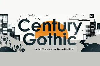 Century Gothic font