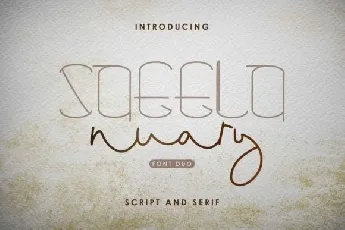 Saeela Nuary Duo font