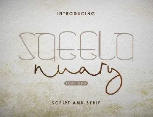 Saeela Nuary Duo font