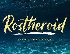 Rostheroid font