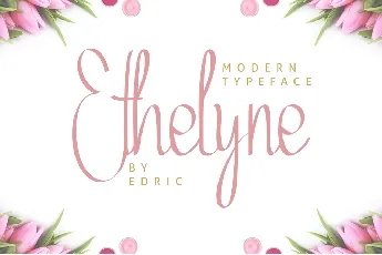 Ethelyne Demo font