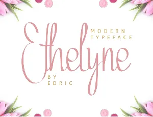 Ethelyne Demo font