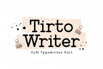 Tirto Writter font