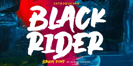 Black Rider font