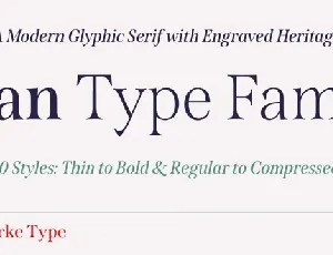 Span Family font