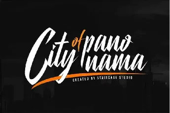 City Of Panonama Script font