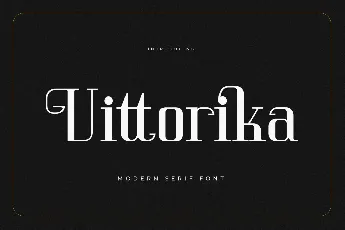 Vittorika DEMO VERSION font