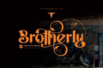 Brotherly font