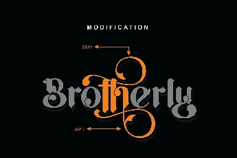 Brotherly font