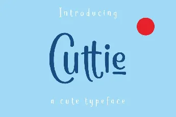 Cuttie Typeface font