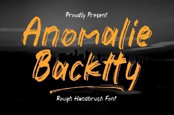 Anomalie Backtty font