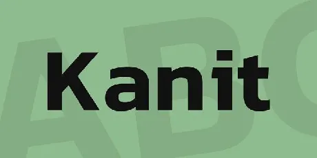 Kanit Family font