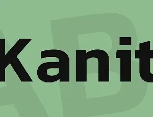 Kanit Family font